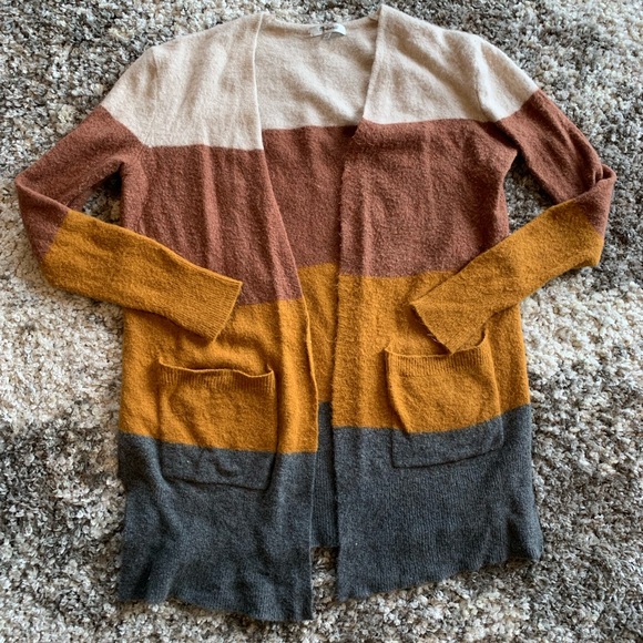 Madewell Sweaters - Madewell color block cardigan